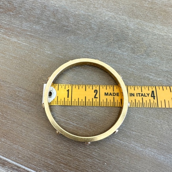 Louis Vuitton Bangle Women Give Me a Clue Gold Galusha Stone Authentic - Picture 6 of 7